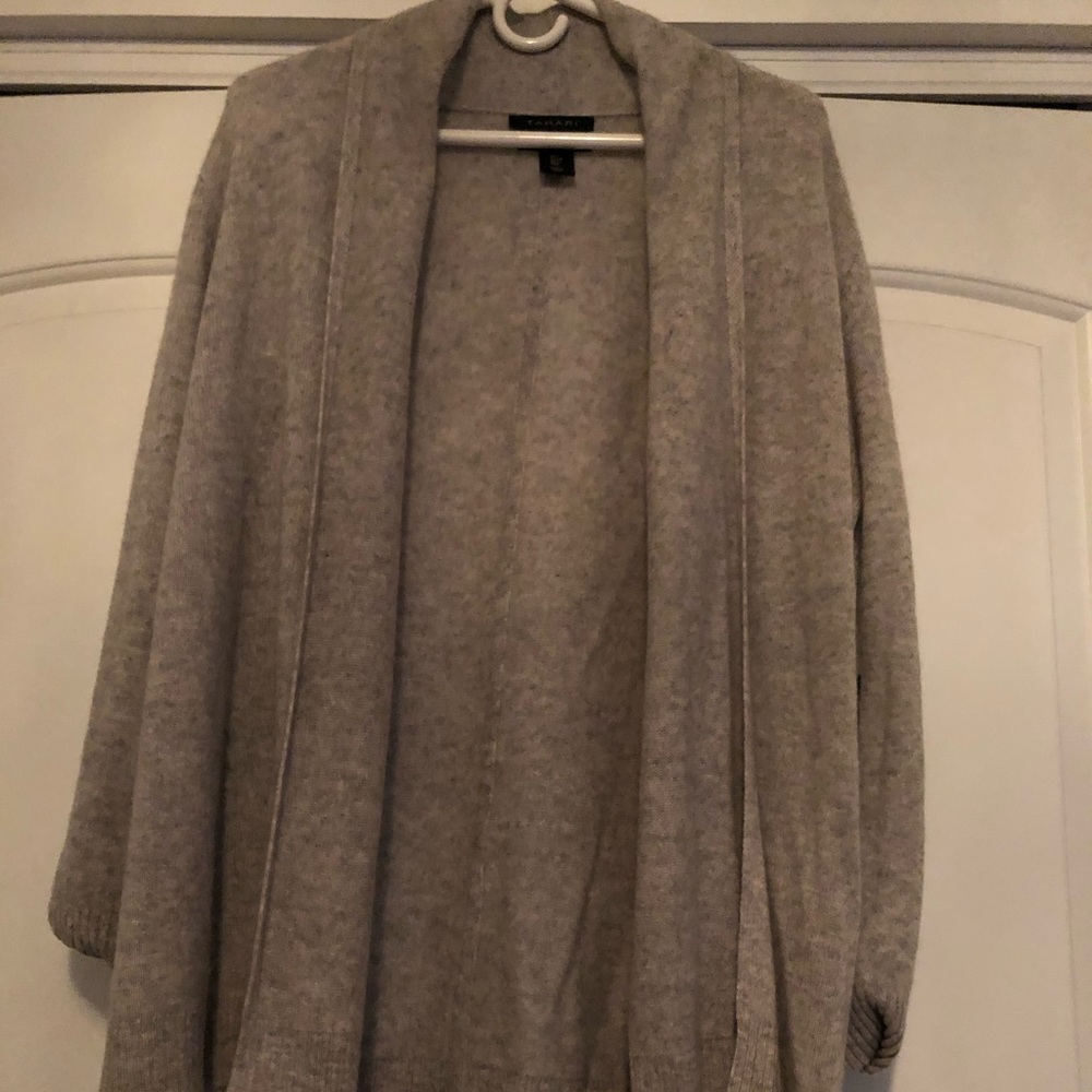 NWT TAHARI LUXE 100% CASHMERE CARDIGAN
